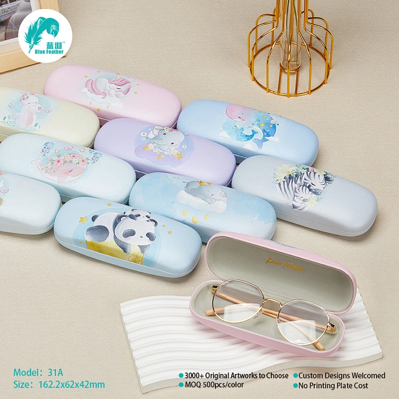 Lovely Cartoon Animal Pattern Hard Optical Case for Children
